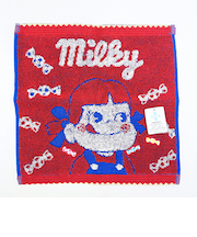 ペコちゃん ペコ＆ポコ ミニタオル (ミルキーキャンディ) 不二家