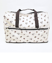 スヌーピー 折りたたみボストンバッグ(M) ベージュベア トラベル SNOOPY