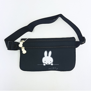ミッフィー miffy シークレットポーチ ブラックフェイス