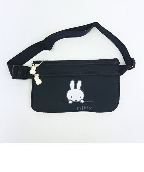 ミッフィー miffy シークレットポーチ ブラックフェイス
