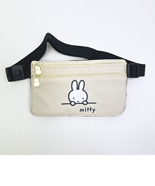 ミッフィー miffy シークレットポーチ アイボリーフェイス