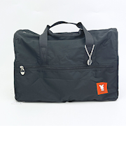 ミッフィー miffy 折りたたみボストンバッグ(M) ブラック