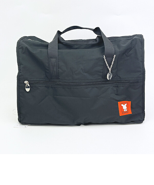 ミッフィー miffy 折りたたみボストンバッグ(M) ブラック