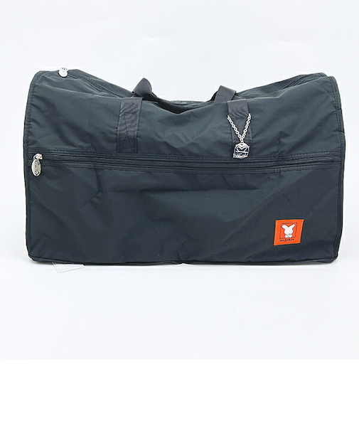 ミッフィー miffy 折りたたみボストンバッグ(L) ブラック