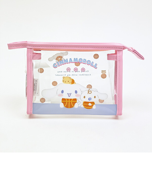 サンリオ シナモロール フチイロポーチ (バスケ) シナモン Sanrio