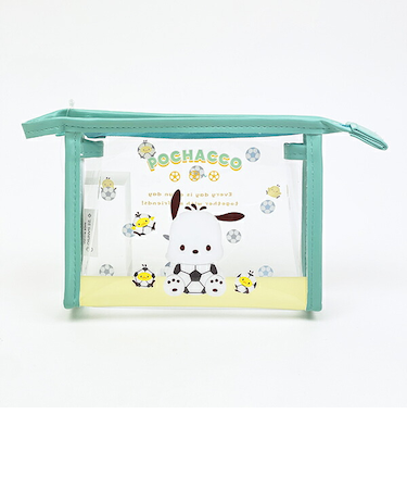 サンリオ ポチャッコ フチイロポーチ (サッカー) Sanrio