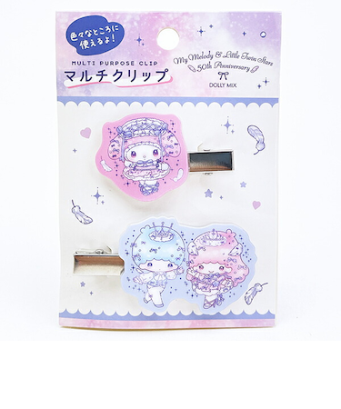サンリオ マイメロディ × キキララ 50th アクリルマルチクリップ Sanrio