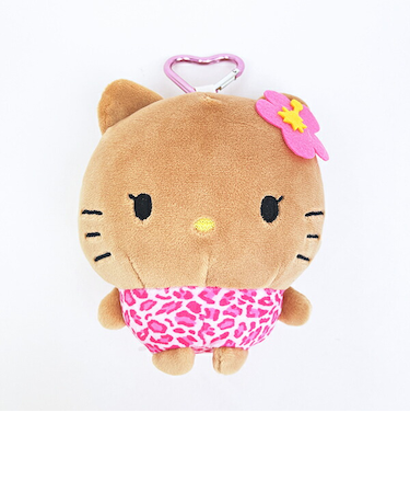 サンリオ 日焼け キティ もちぬいポーチ レオパード Sanrio