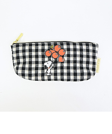 スヌーピー ペンポーチ （バルーンチェック） SNOOPY