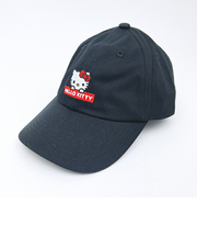 サンリオ ハローキティ キッズキャンプ ブラック 帽子 Sanrio