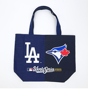 MLB(メジャーリーグ) ワールドシリーズ2025 ドジャース vs ブルージェイズ キャンバストートバッグ (ハーフ)