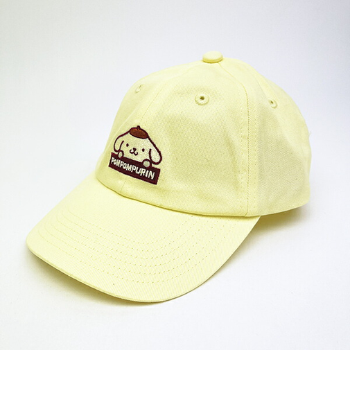 サンリオ ポムポムプリン キッズキャンプ イエロー 帽子 Sanrio