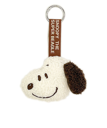 スヌーピー モカ フェイスタグマスコット SNOOPY