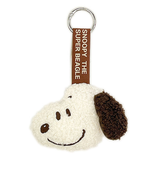 スヌーピー モカ フェイスタグマスコット SNOOPY