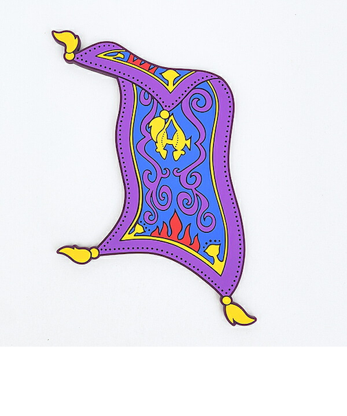 ディズニー アラジン 魔法のじゅうたん ラバーマグネットフック Disney