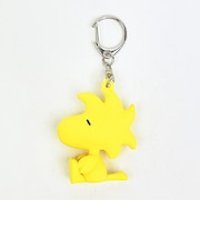 スヌーピー ウッドストック 立体ラバーキーホルダー SNOOPY
