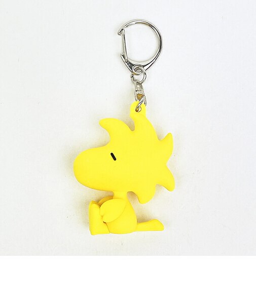 スヌーピー ウッドストック 立体ラバーキーホルダー SNOOPY