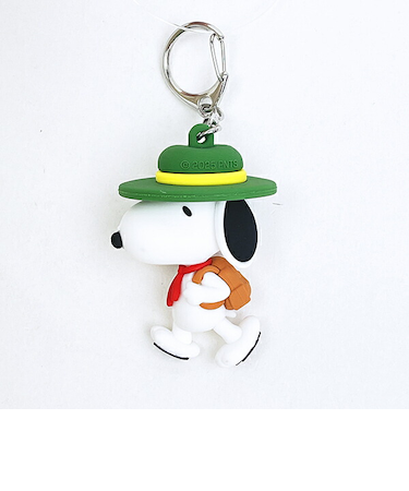 スヌーピー ビーグルスカウト 立体ラバーキーホルダー SNOOPY
