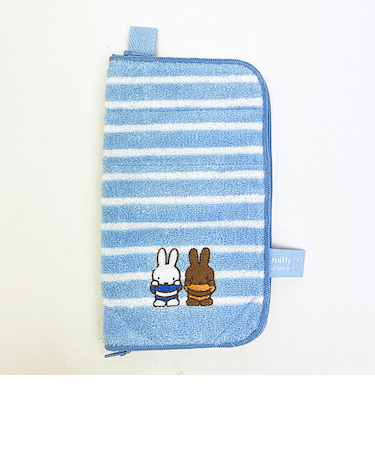 ミッフィー miffy どっとポーチ キープスタンド ボーダー