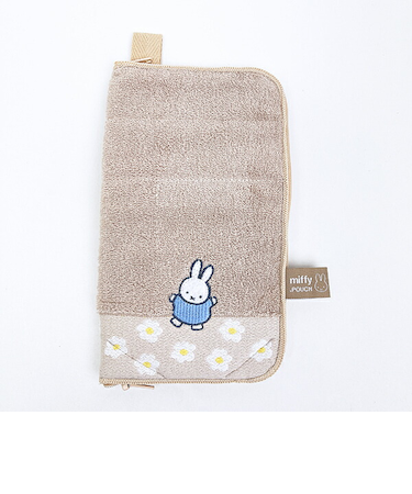 ミッフィー miffy どっとポーチ キープスタンド ベージュ