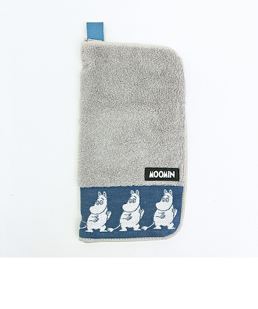 ムーミン グレー どっとポーチ キープスタンド MOOMIN