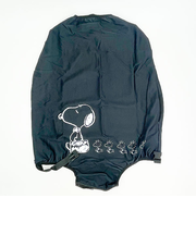 スヌーピー スーツケースカバー(L) おでかけ ブラック SNOOPY