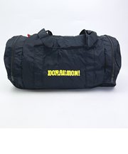 ドラえもん 折りたたみロールボストンバッグ ブラック