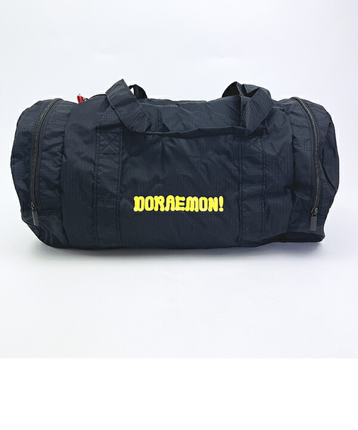 ドラえもん 折りたたみロールボストンバッグ ブラック