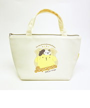 サンリオ ポムポムプリン バッジロゴ 保冷帆布ランチバッグ SANRIO