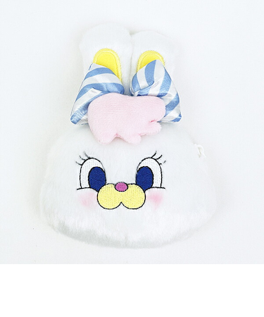 MOMOREI(モモレイ) Rico カラビナ付きぬいぐるみファスナーマスコット