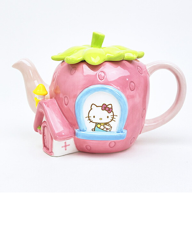 サンリオ ハローキティ ティーポット いちごのおうち Sanrio