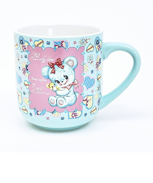 SWIMMER(スイマー) ハグリー 総柄マグカップ えんぴつアート コップ