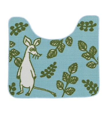 ムーミン トイレタリー2点セット (トイレマット・蓋カバーセット) インザリーフ MOOMIN