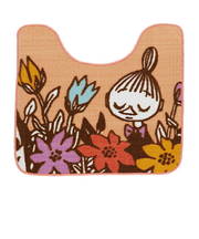 ムーミン リトルミイ トイレタリー2点セット (トイレマット・蓋カバーセット) インザガーデン MOOMIN