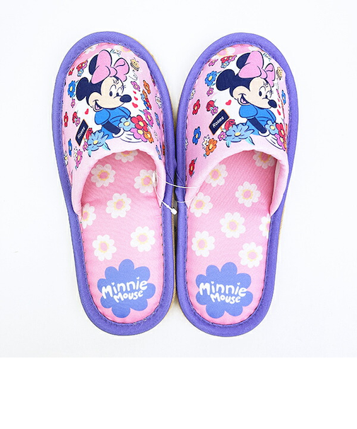 ディズニー ミニーマウス スリッパ フラワーファーム (22～24cm)  キッチン Disney