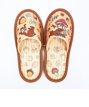 ディズニー チップとデール スリッパ オータムトレジャー (22~24cm) キッチン Disney