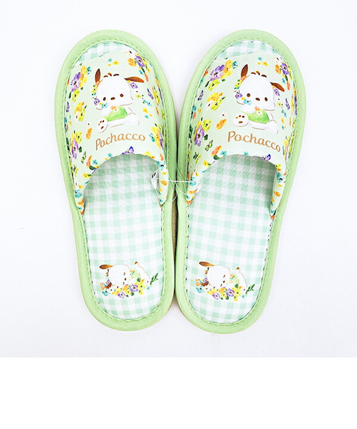 サンリオ ポチャッコ フラワーカーテン グリーン (22～24cm)  キッチン Sanrio