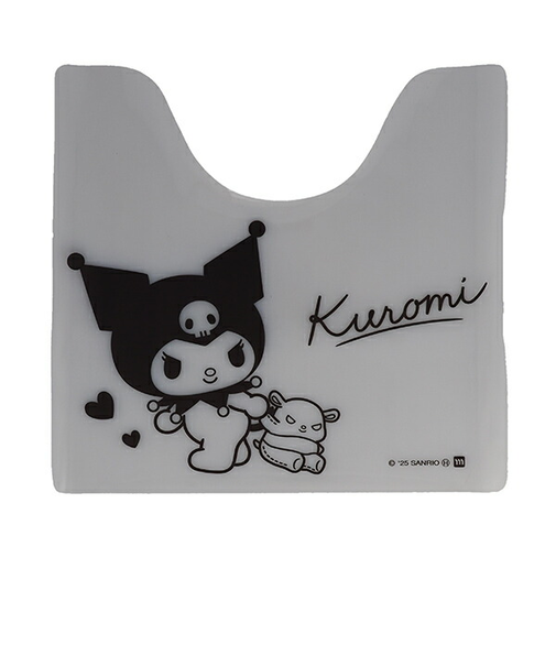 サンリオ クロミ 透明トイレマット モノクロあるき Sanrio