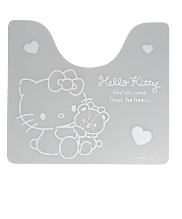 サンリオ ハローキティ 透明トイレマット ふんわりキティちゃん Sanrio