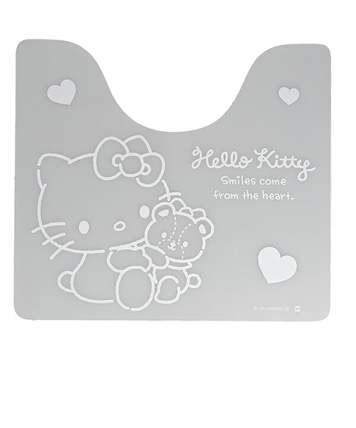 サンリオ ハローキティ 透明トイレマット ふんわりキティちゃん Sanrio
