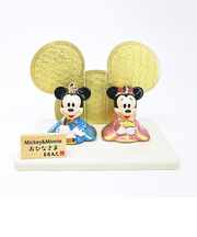 ディズニー ミッキー&ミニー 磁器ひな人形 節句人形 雛人形 吉徳 Disney