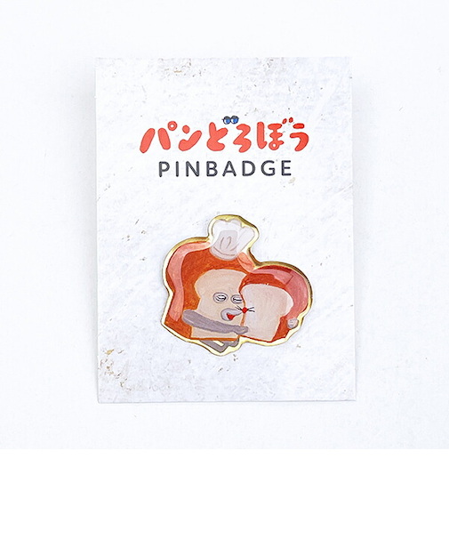 パンどろぼう ピンバッジ (すりすり) バッチ
