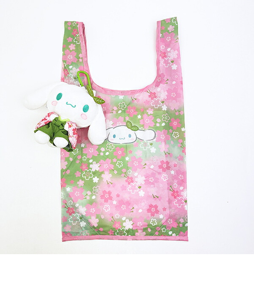 サンリオ シナモロール ぬいぐるみエコバッグ  抹茶着物シリーズ シナモン Sanrio