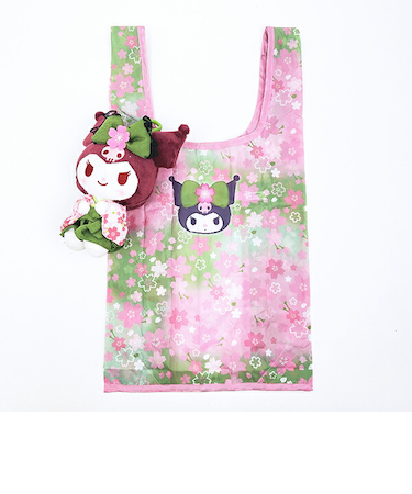 サンリオ クロミ ぬいぐるみエコバッグ 抹茶着物シリーズ Sanrio
