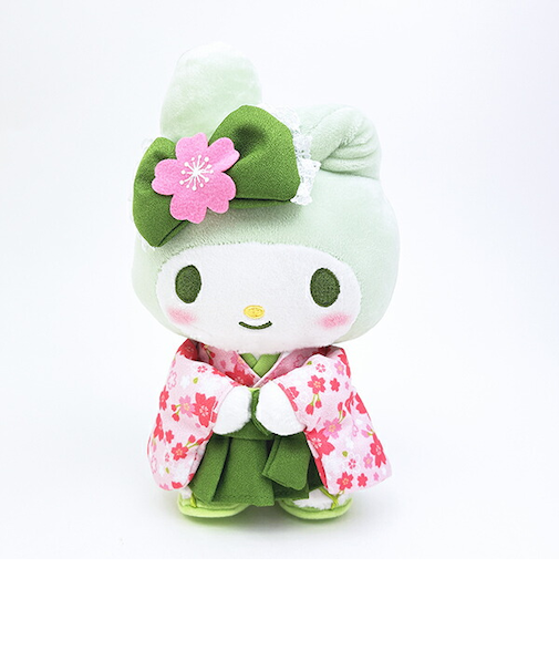 サンリオ マイメロディ ぬいぐるみ(S) 抹茶着物シリーズ Sanrio