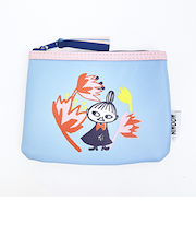 ムーミン リトルミイ フェア フラットポーチ (ブルー)