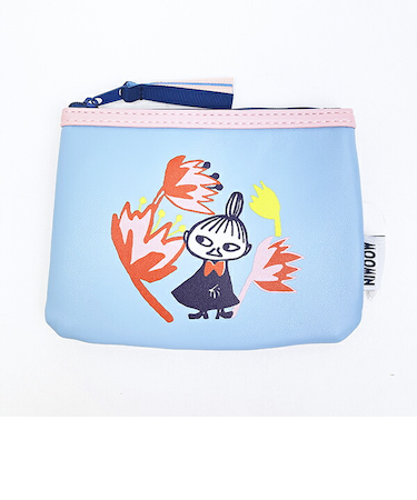 ムーミン リトルミイ フェア フラットポーチ (ブルー)