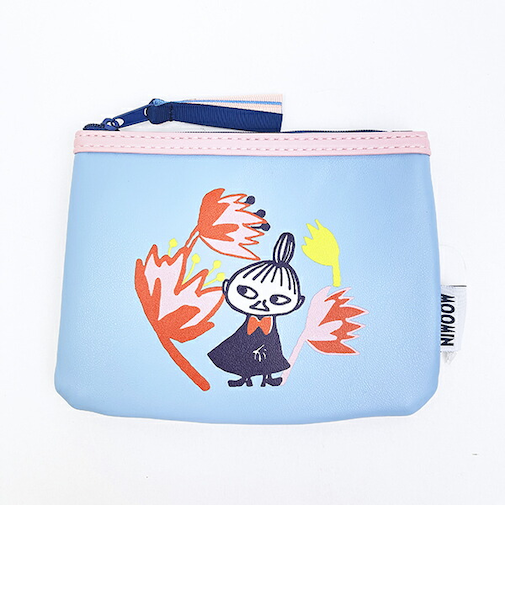 ムーミン リトルミイ フェア フラットポーチ (ブルー)
