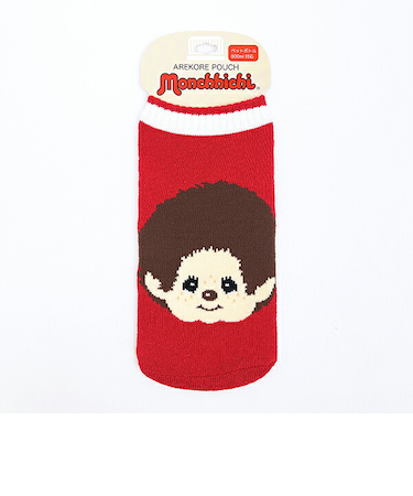 モンチッチ あれこれポーチ (レッド)
