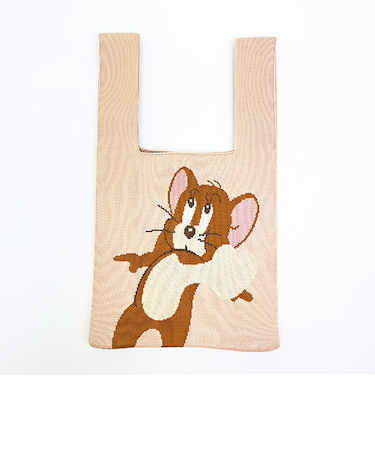 トムとジェリー ジェリー チアフルニットマルシェバッグ トムジェリ